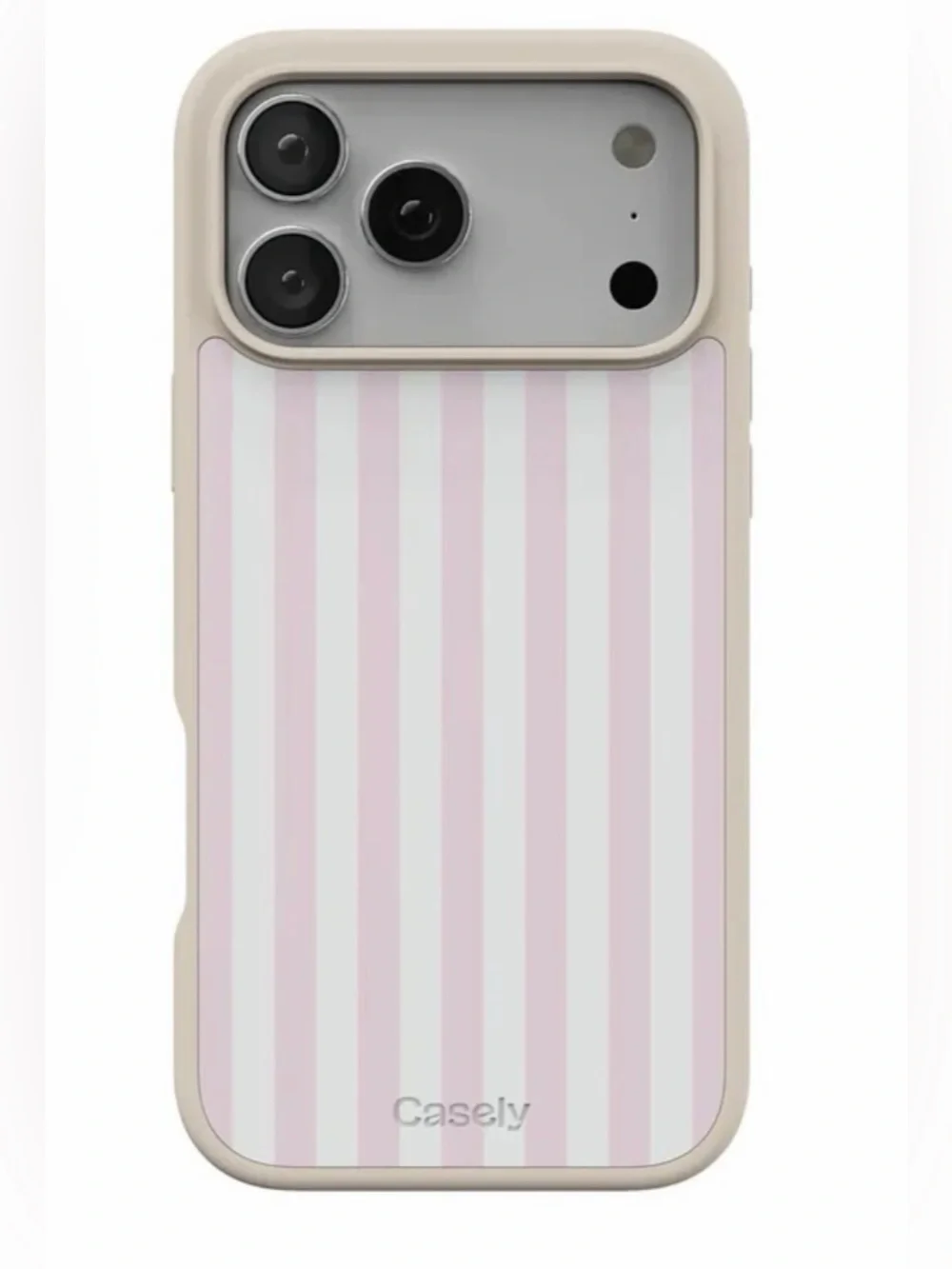 iPhone 17 Pro Max Pink Stripes Sunday Best Case